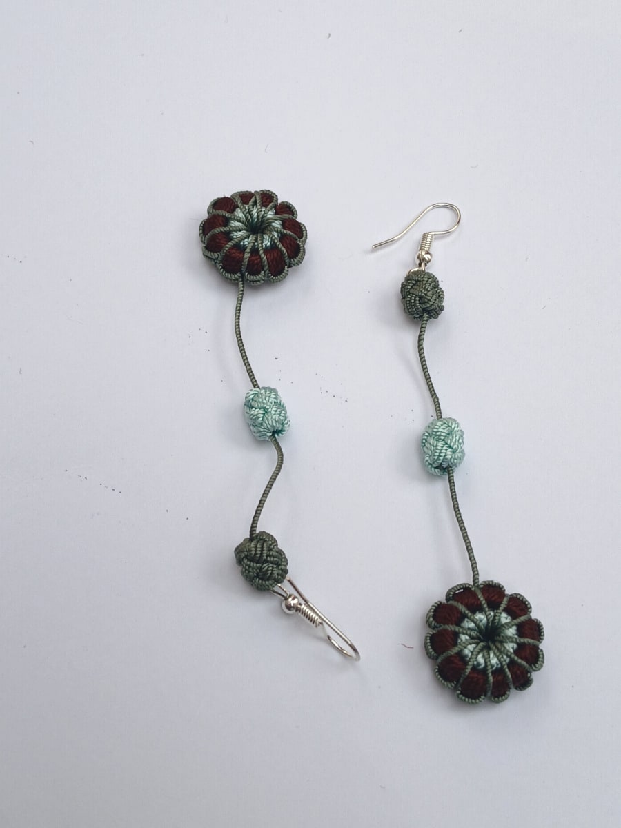Multi Button Earrings