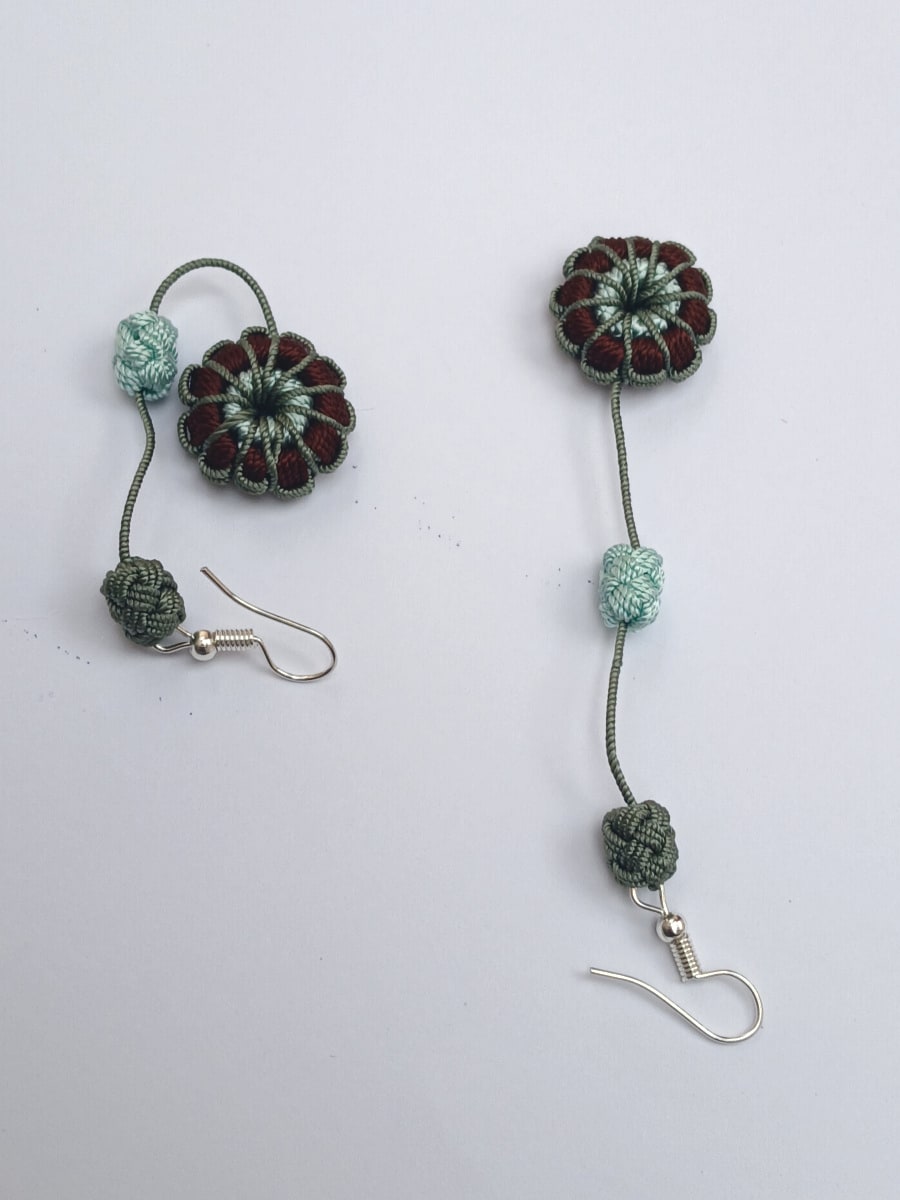 Multi Button Earrings