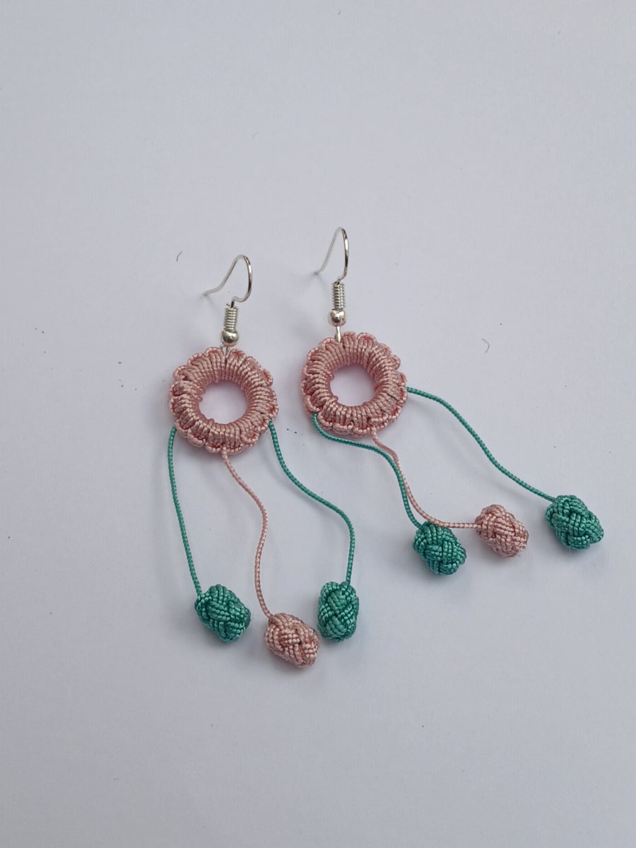 Multi Button Earrings