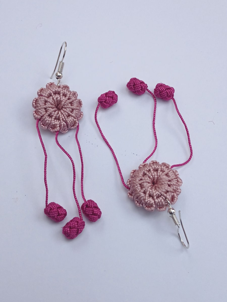 Multi Button Earrings