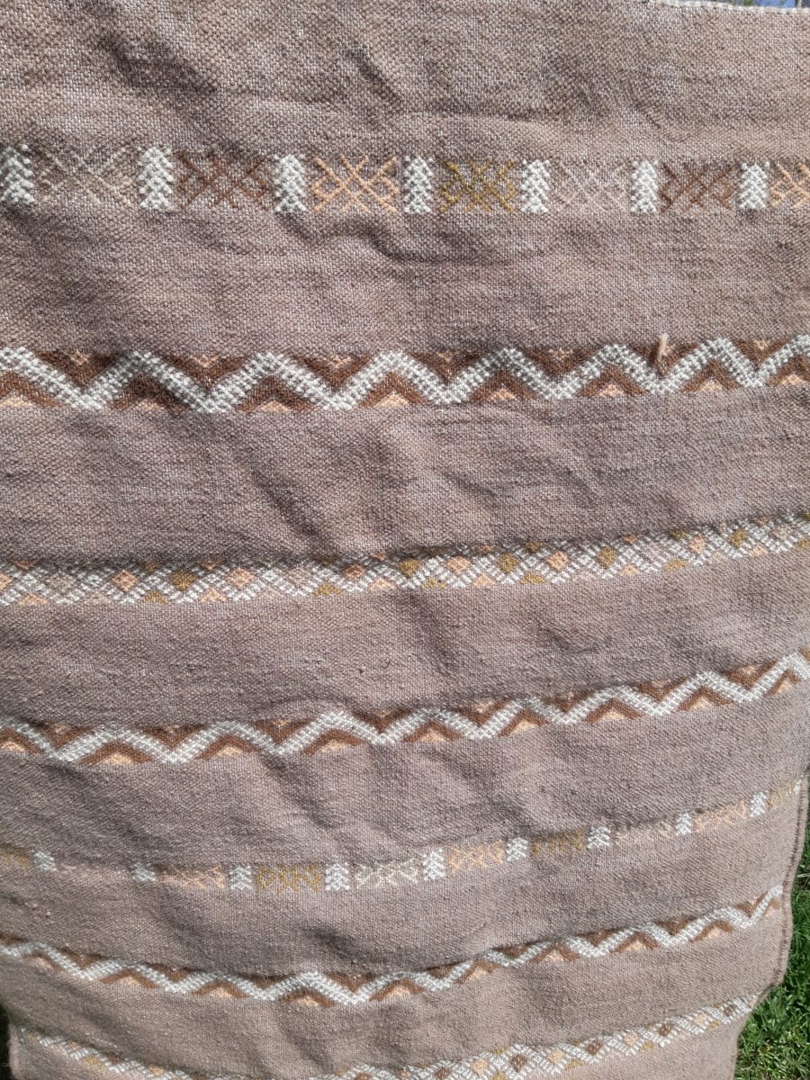  Hanbel Flatweave rug  Pink, Brown Morocco