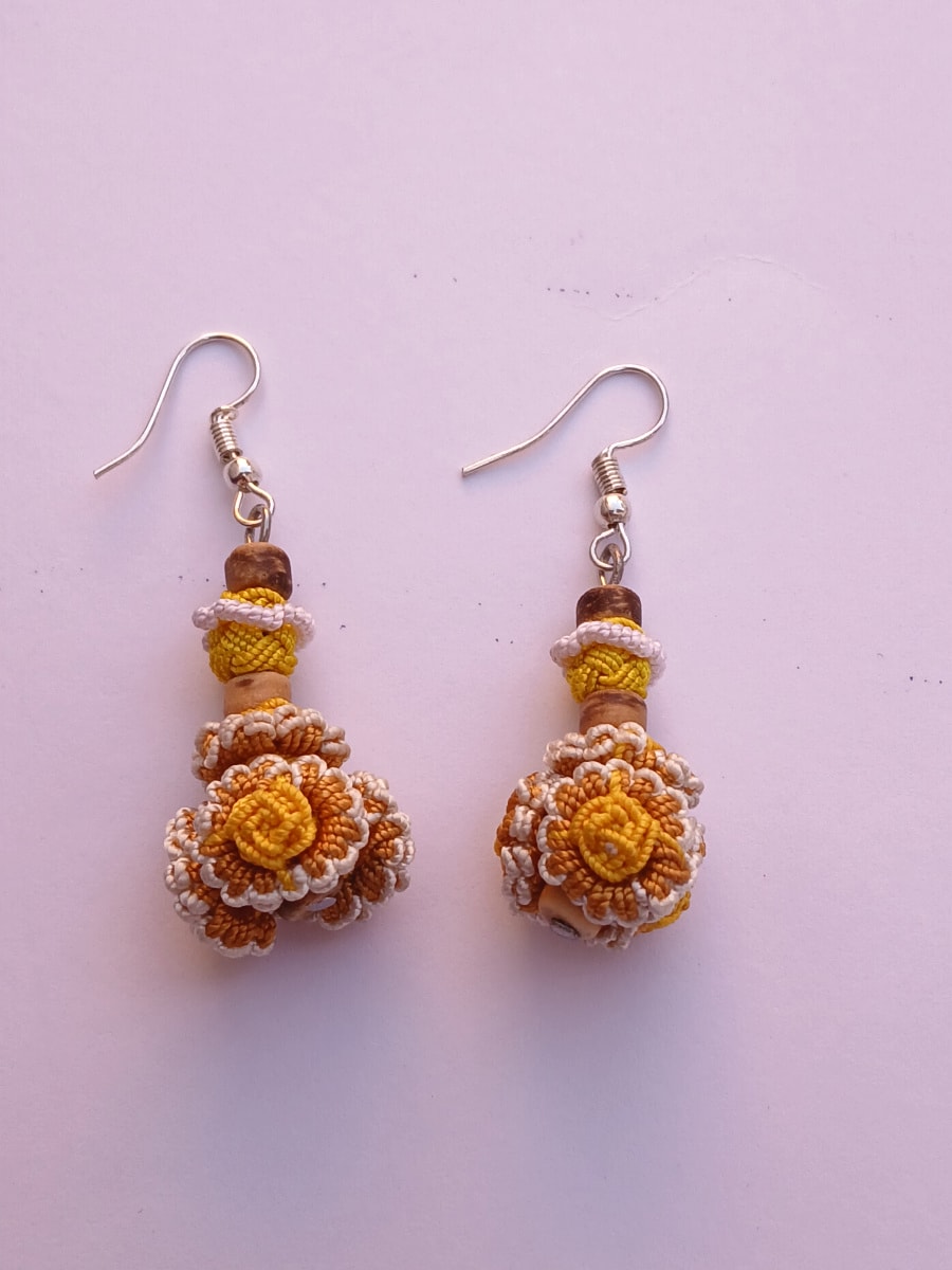 Multi Button Earrings