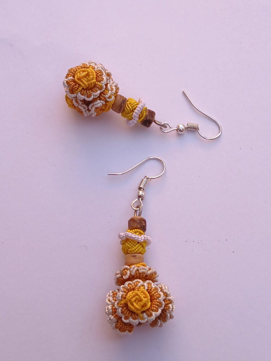 Multi Button Earrings