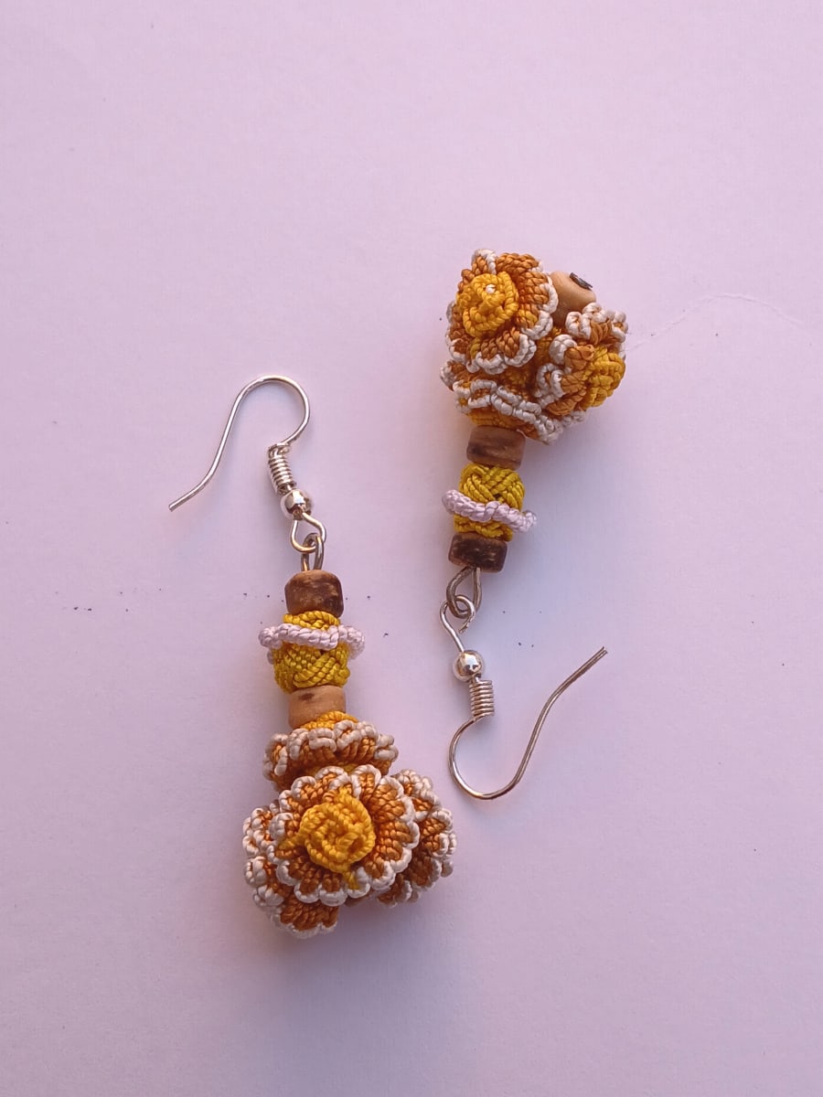 Multi Button Earrings