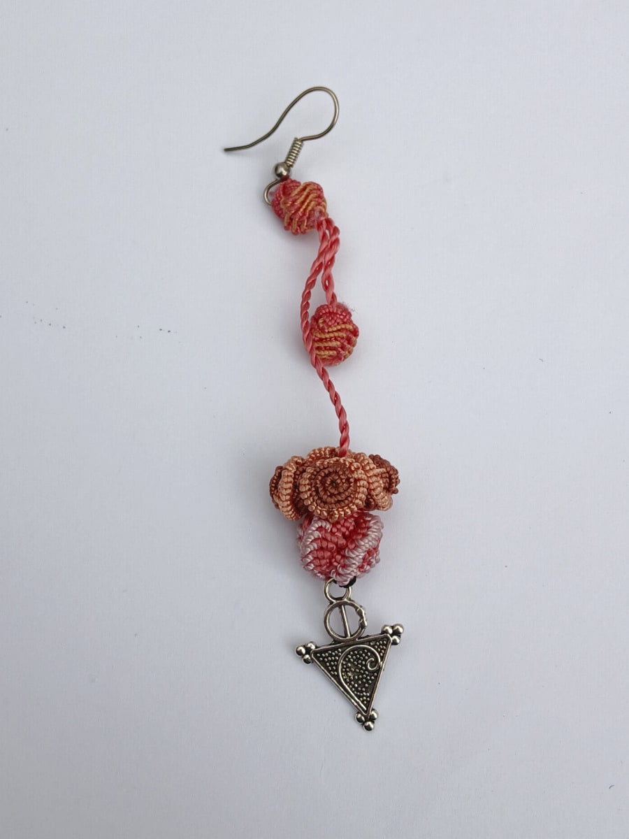 Button Dangle Earrings