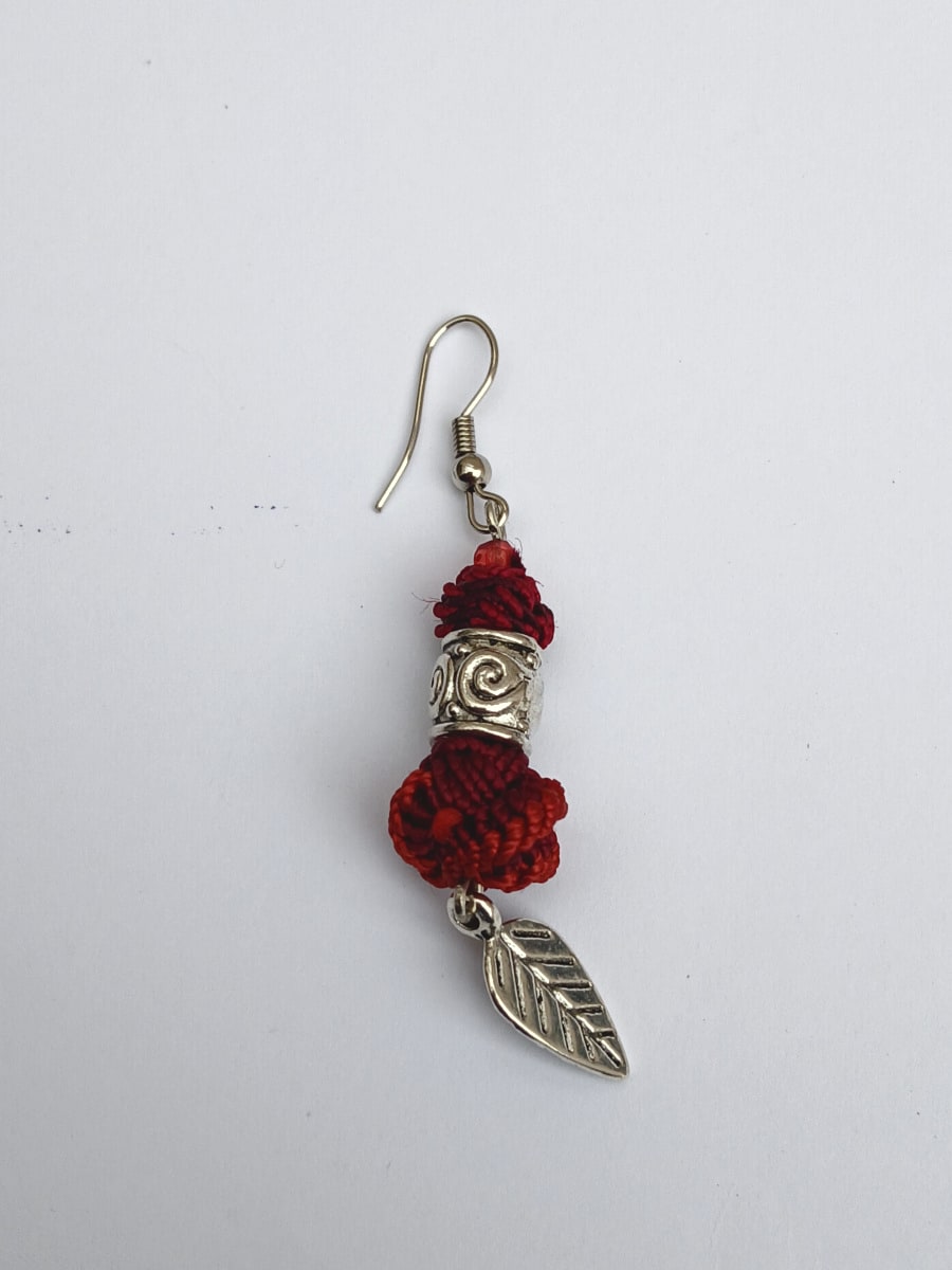 Button Dangle Earrings