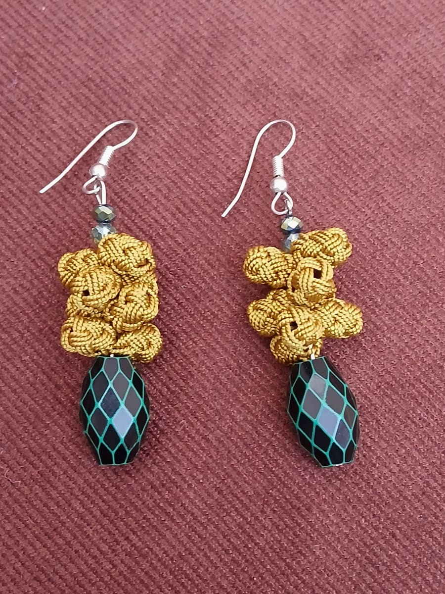 Multi Button Earrings