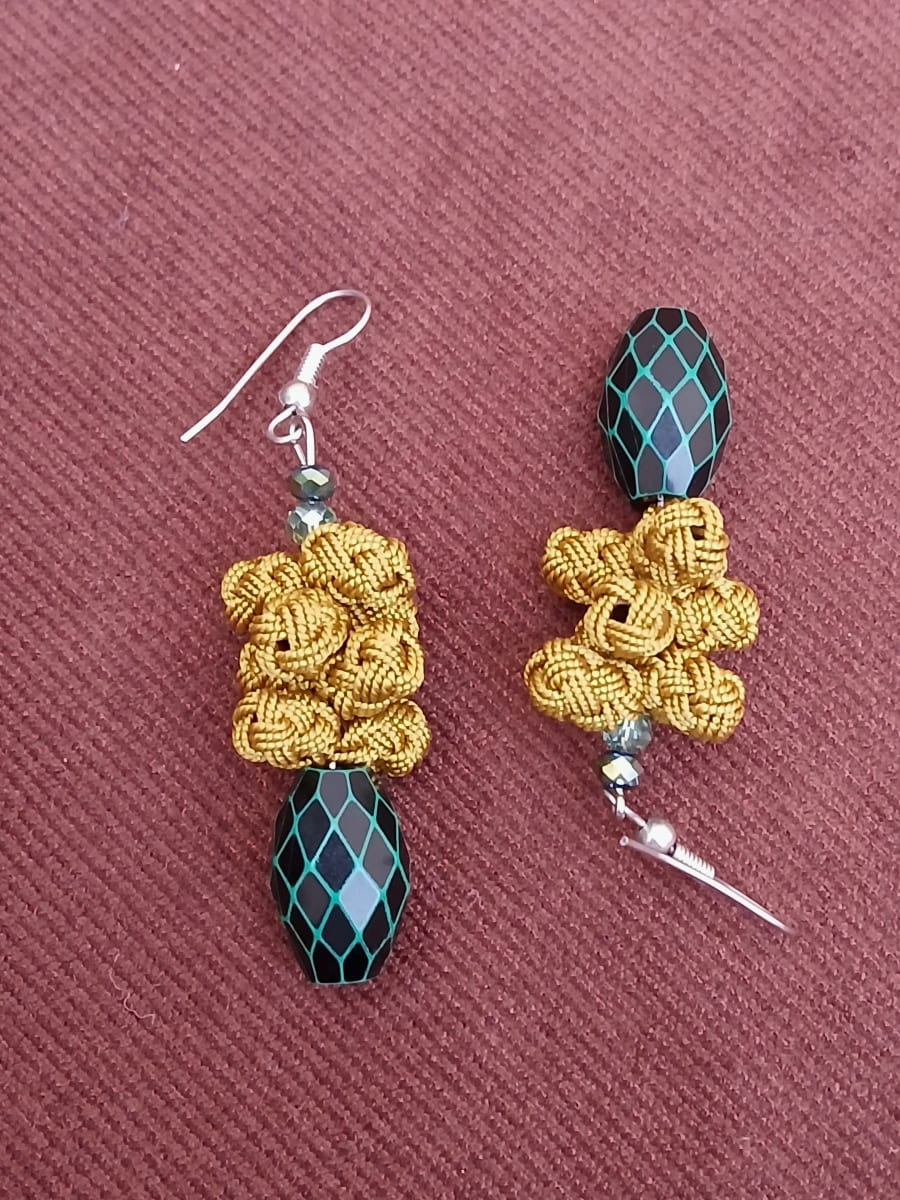 Multi Button Earrings