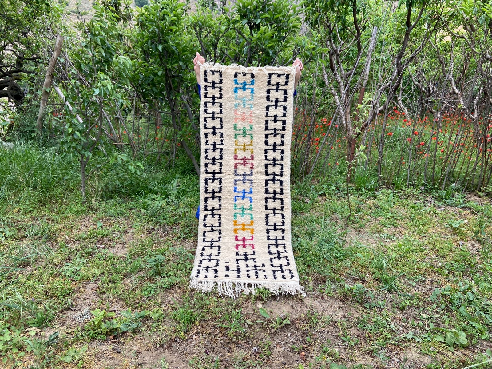 Handmade pileknot rug