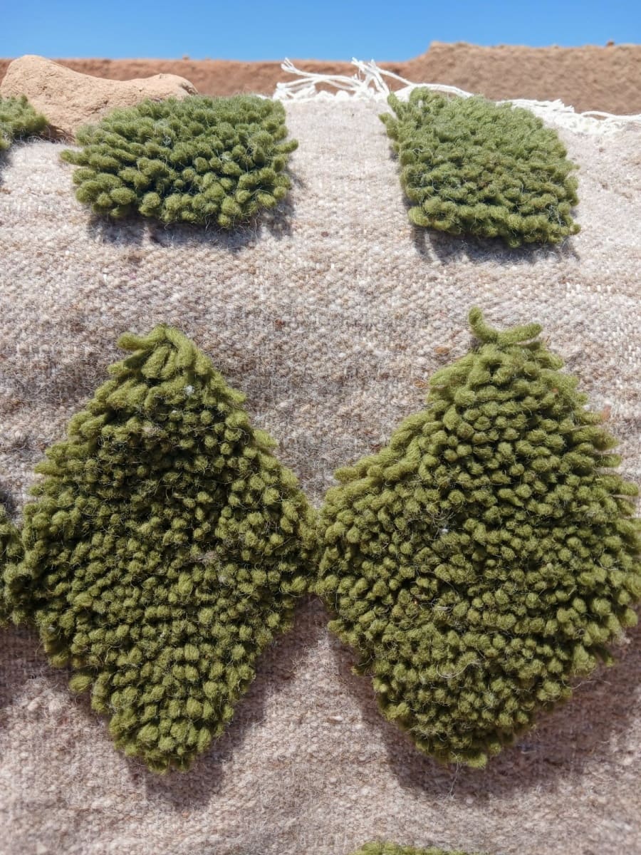  Rug   and  Green, Grey Morocco