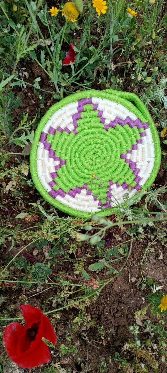  Basket  Green, Black Morocco