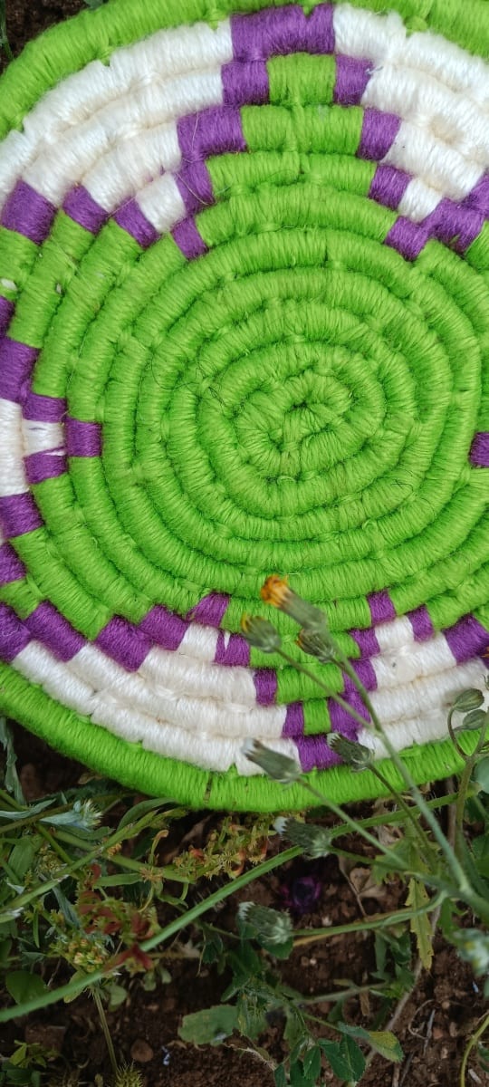  Basket  Green, Black Morocco