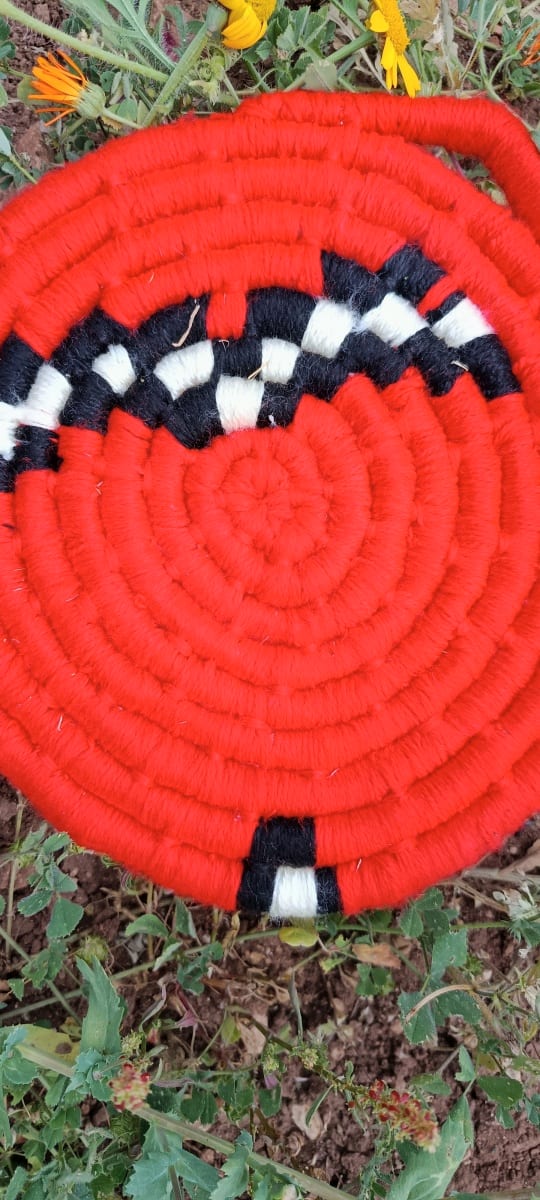  Basket  Red, Black Morocco