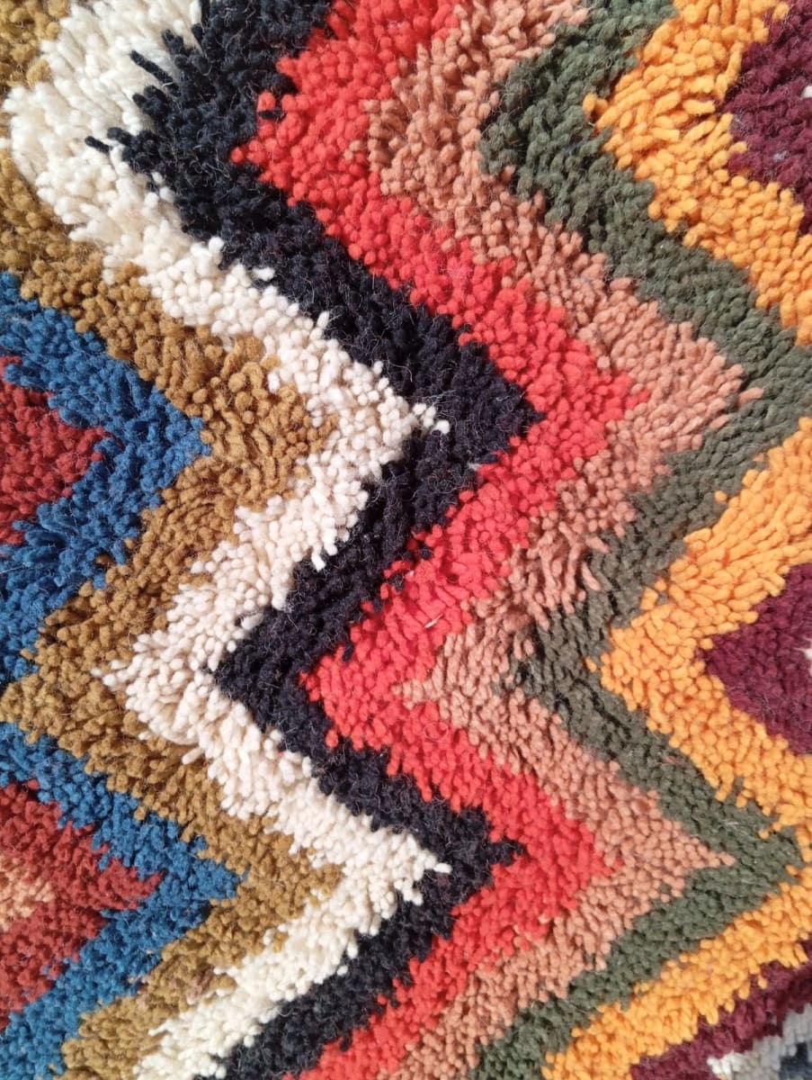  Pile Knot Cotton Yarn and  Colored Morocco