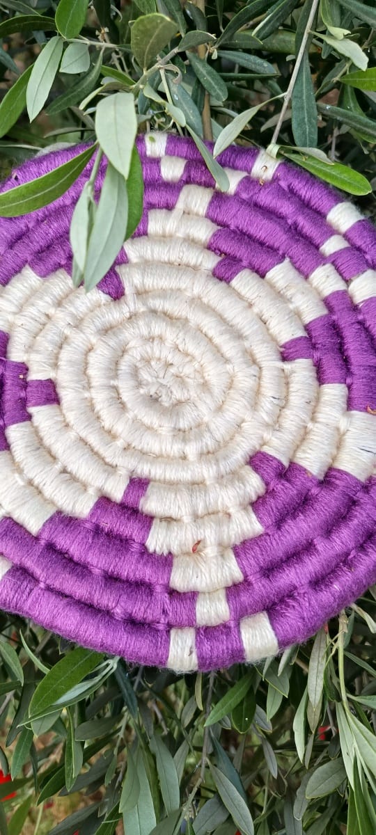  Basket  Pink, White Morocco