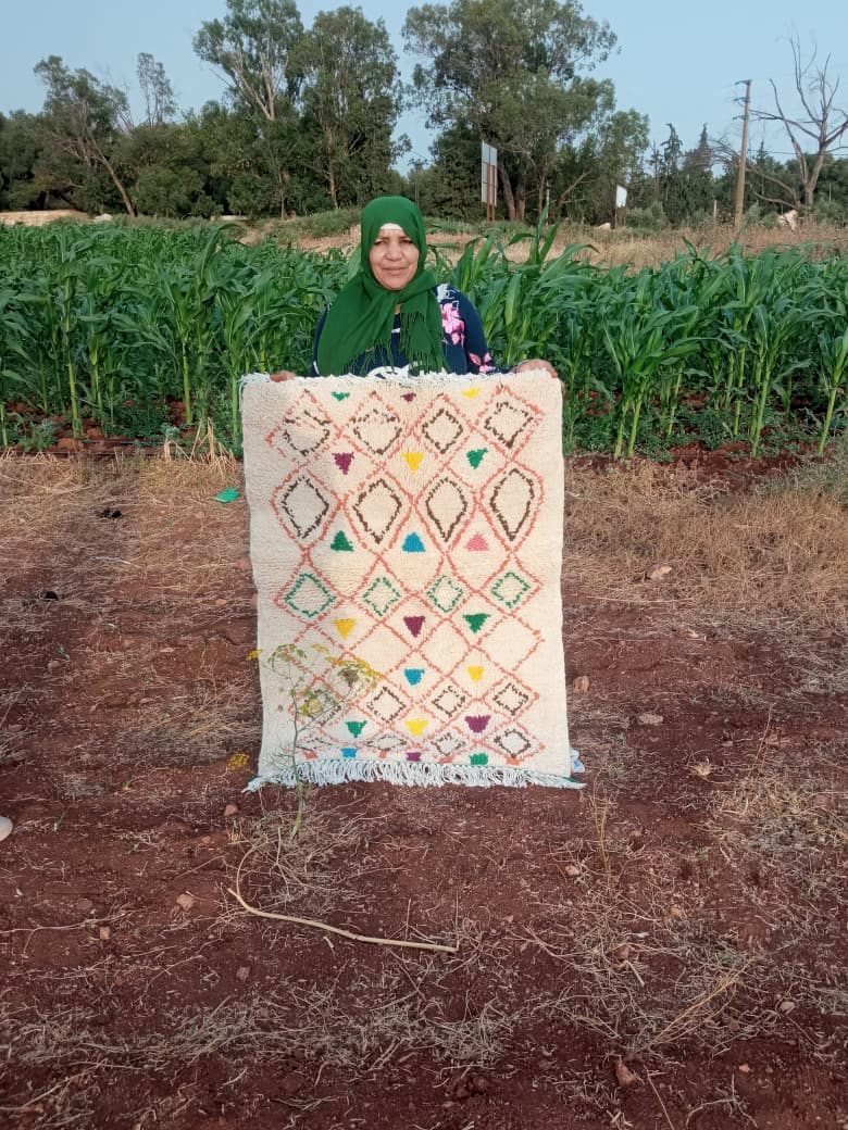  A rug  Colored Morocco