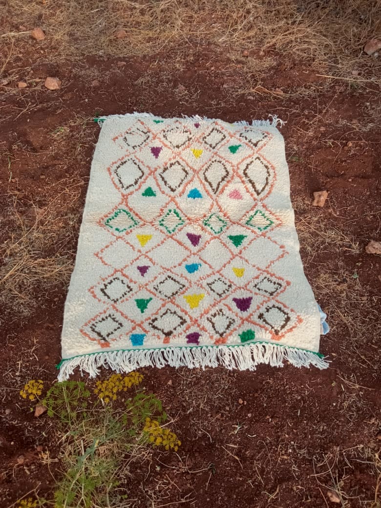  A rug  Colored Morocco