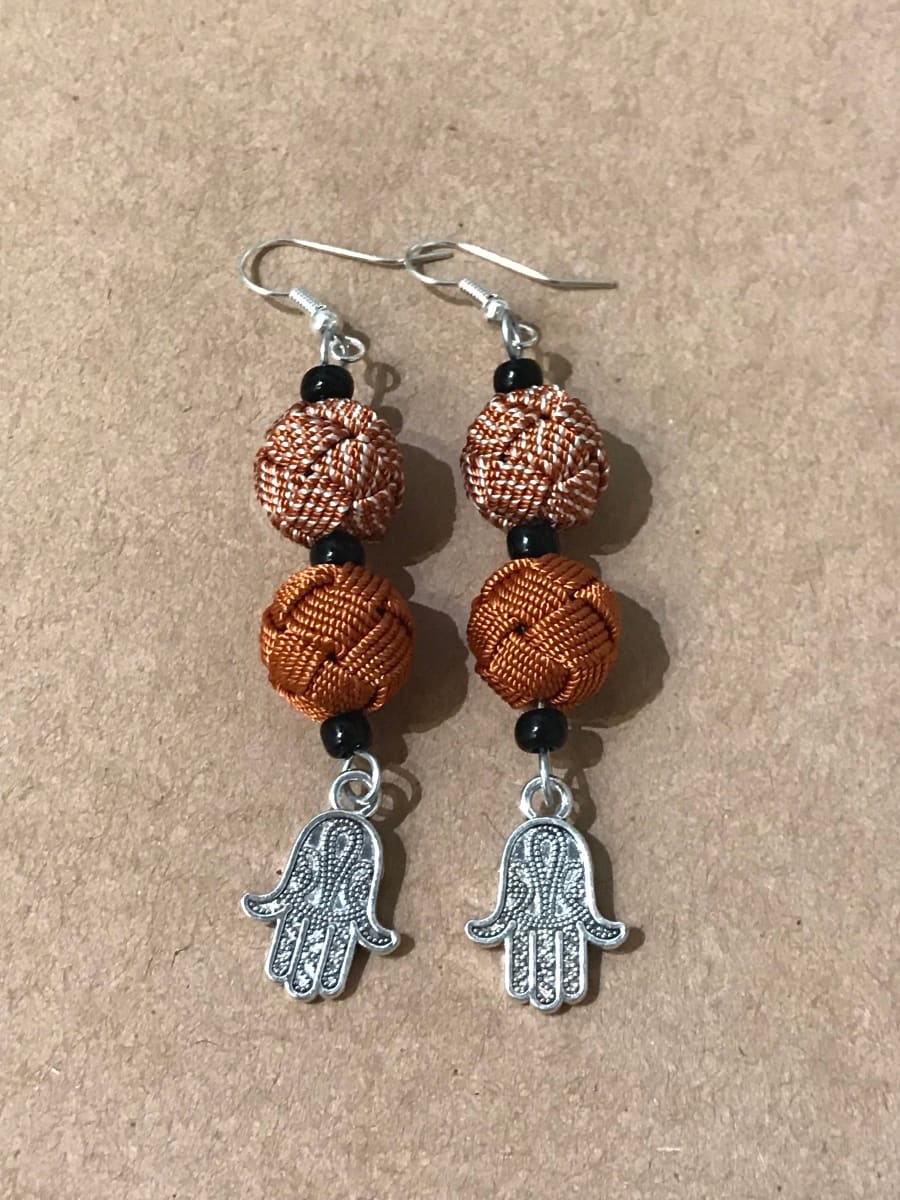   Earring Findings and  Pink, Orange Morocco
