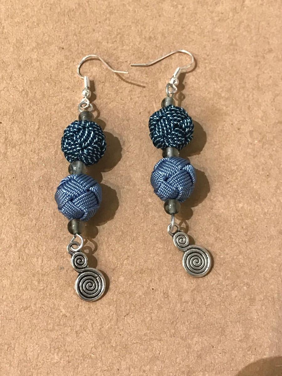   Earring Findings and  Light Blue, Blue Morocco
