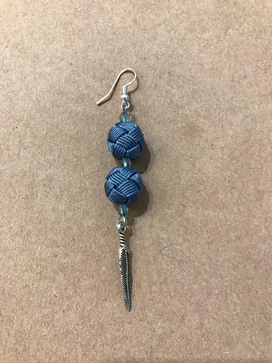   Earring Findings and  Light Blue Morocco