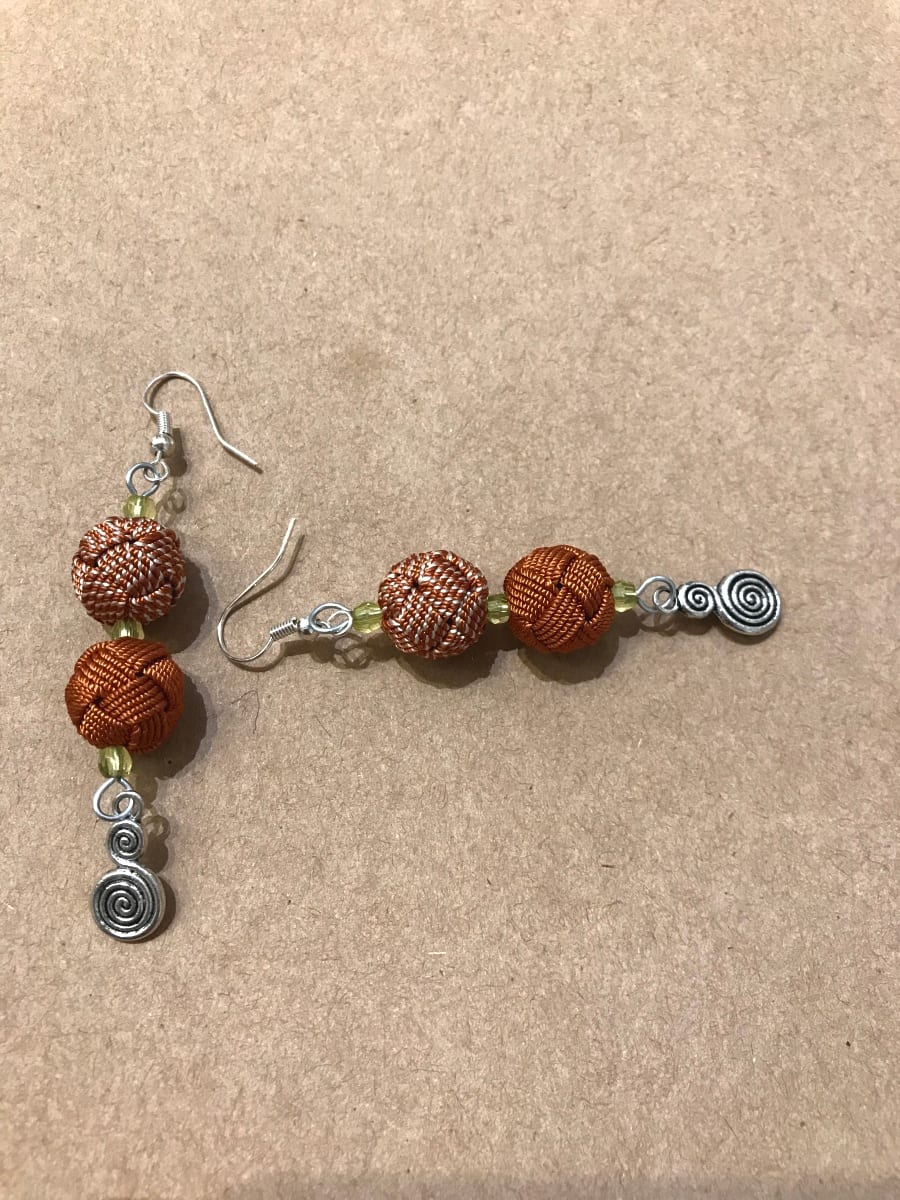   Earring Findings and  Pink, Orange Morocco