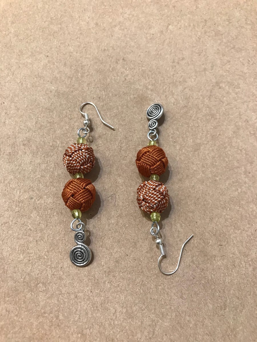   Earring Findings and  Pink, Orange Morocco