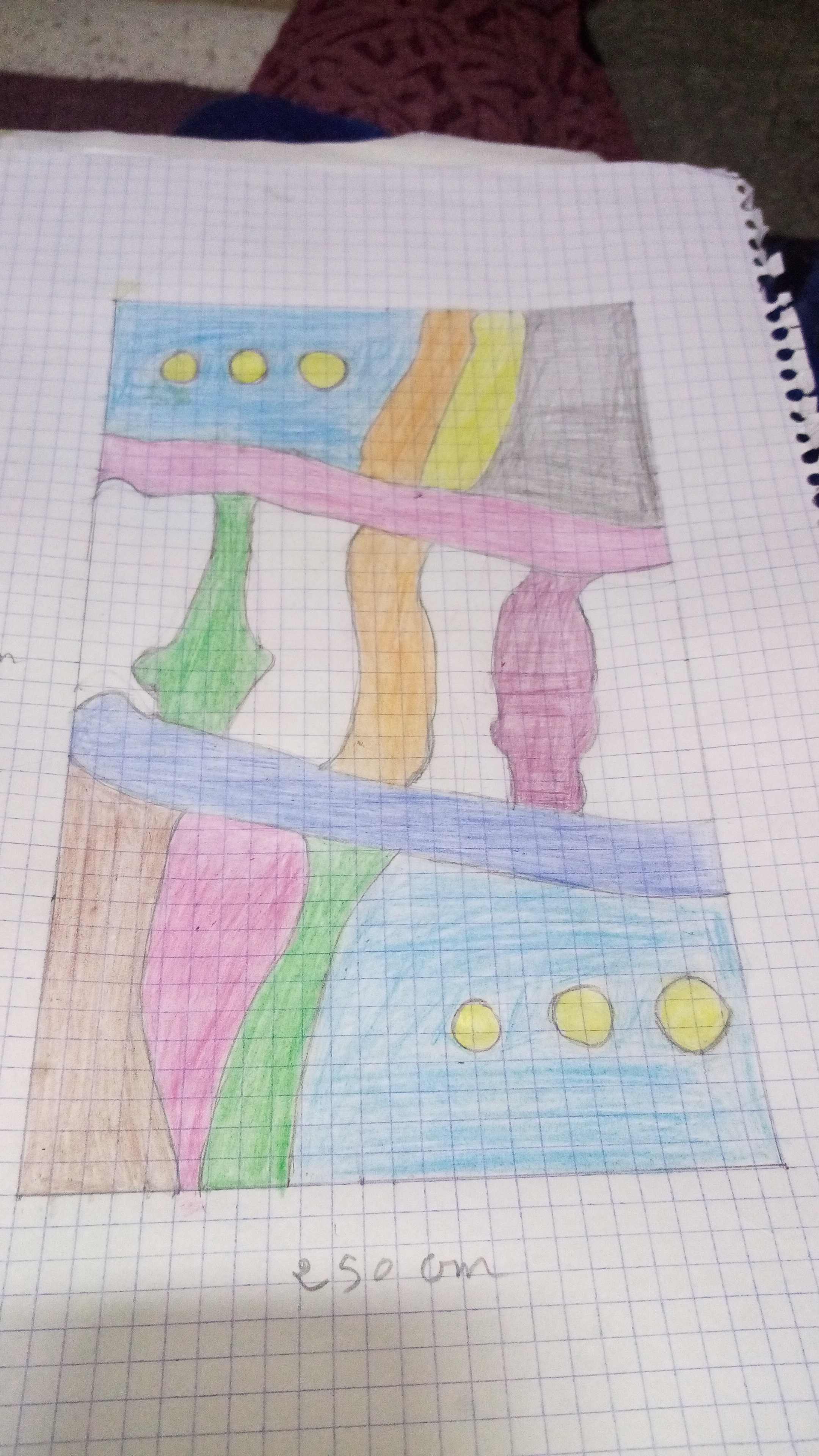  Pile Knot Rug Cotton String Colored Morocco