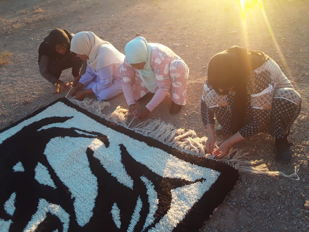 Handmade Moroccan Pileknot Rug