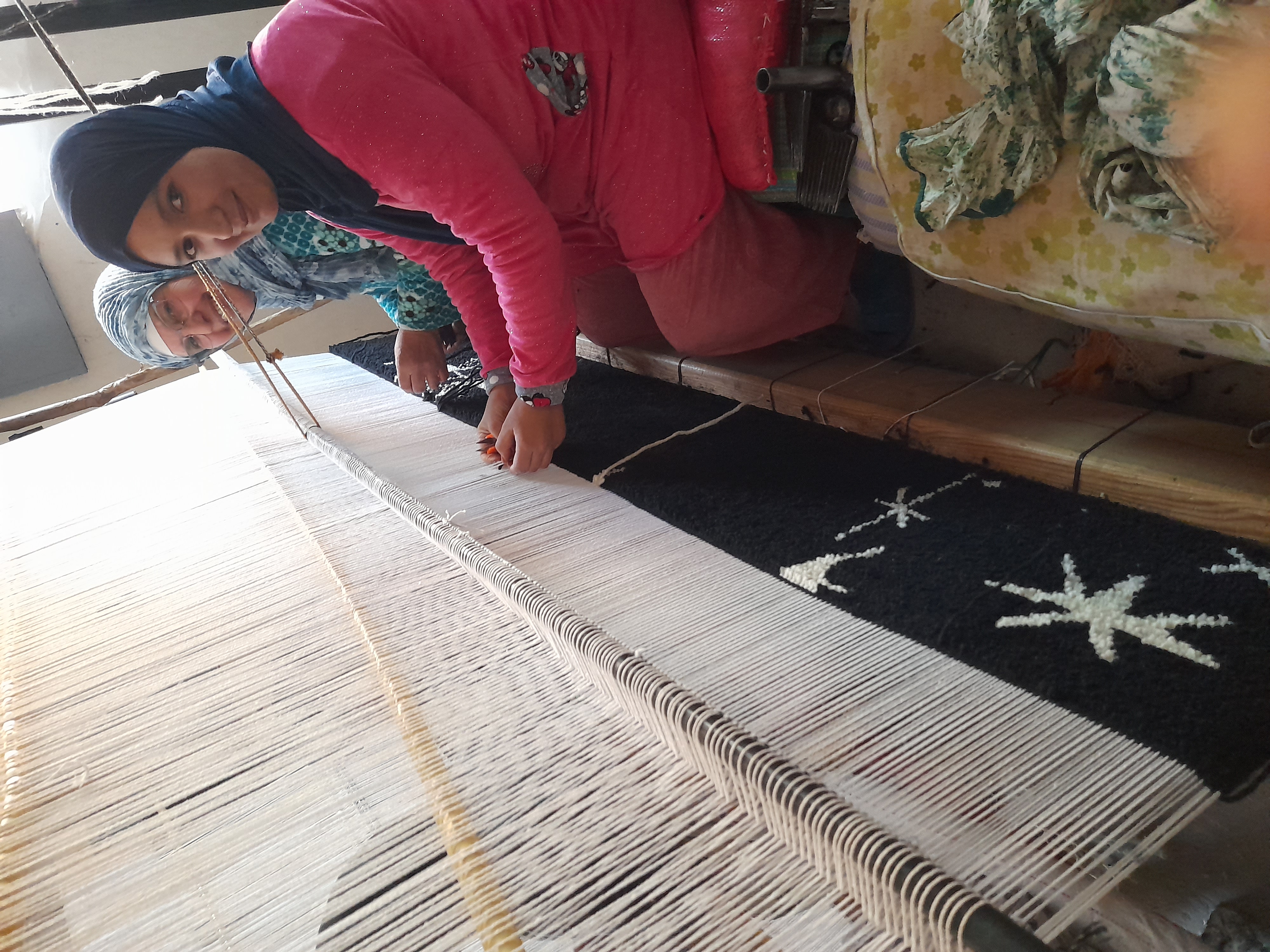  Rug   and  Black, White Morocco
