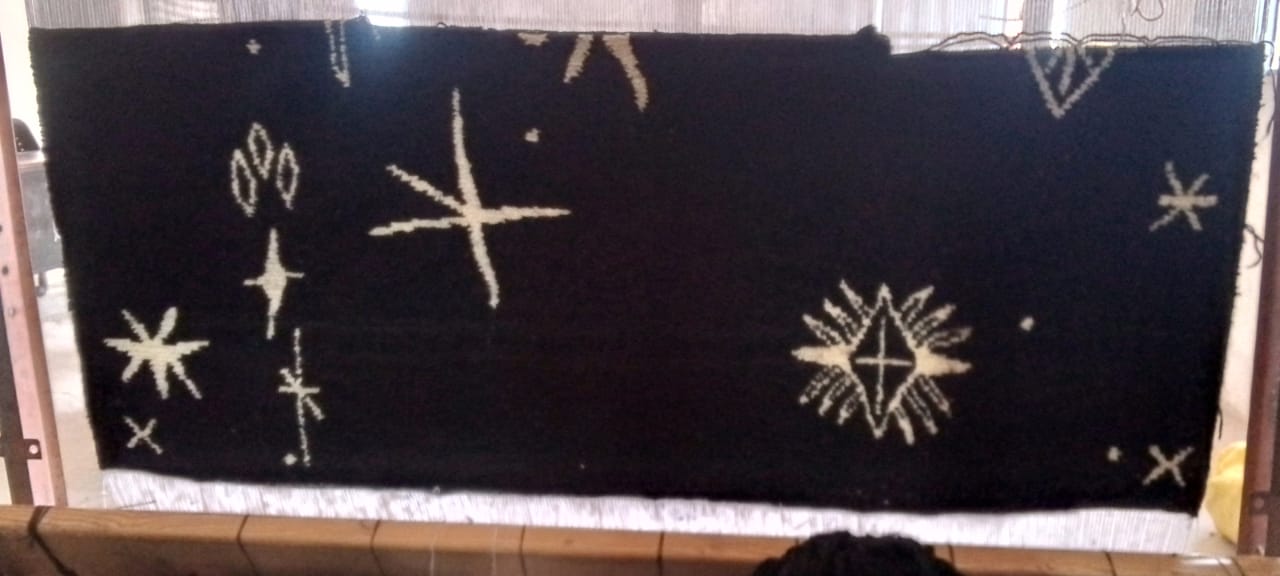  Rug   and  Black, White Morocco