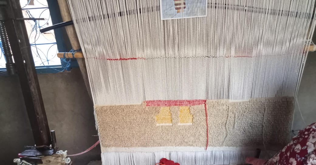 Handmade pileknot rug