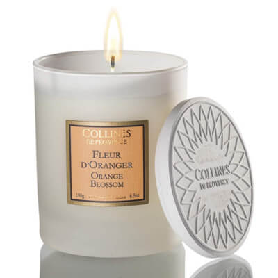 Bougie parfum fleur oranger