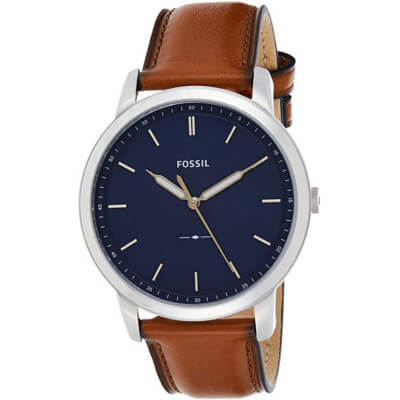montre pour homme avec bracelet en cuir