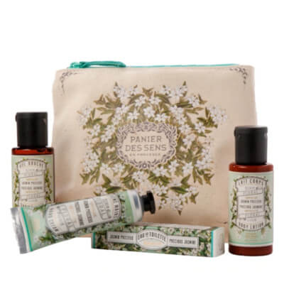 Coffret produits de soin pour le corps panier des sens