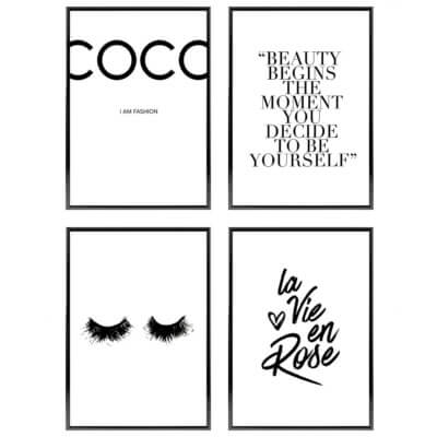 posters coco décoration intérieure