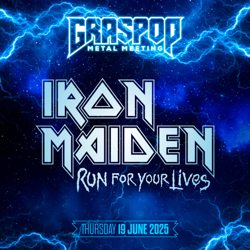 Iron Maiden Eddie artwork for Maiden returns to Graspop in 2025!