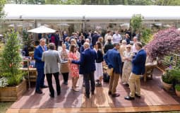 Guests at Chelsea Flower Show