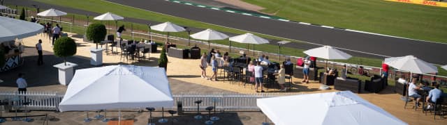 Balcony overlooking Silverstone