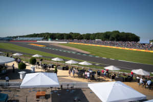 Balcony overlooking Silverstone