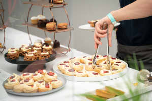 Buffet dining at Silverstone