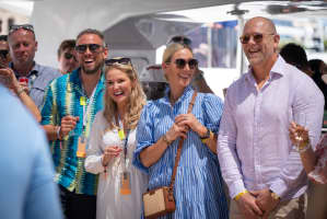 Mike and Zara Tindall in Monaco