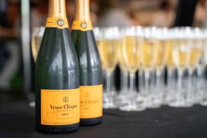 Veuve Champagne bottles