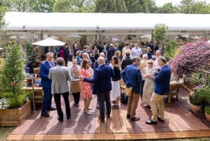 Guests at Chelsea Flower Show