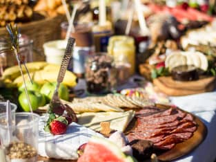 A buffet and carvery of gourmet standard, modelled on the grand ocean liners, serving luncheon and afternoon tea