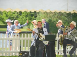 Jazz band playing at Henley