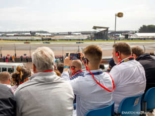 Ignition Club grandstand overlooking six racing corners