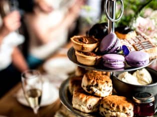 Afternoon cakes and scones