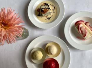 Small plates at the Chelsea Flower Show