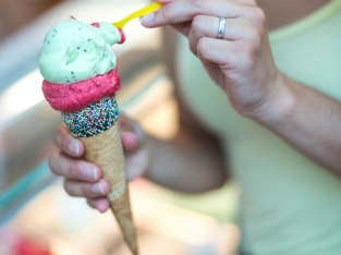 Ice cream and sweet treats served in-game and post-game