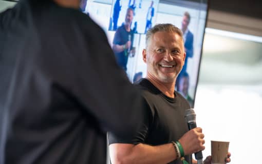 Darren Gough in The Green Room